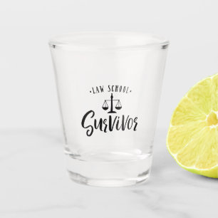 Law School Survivor-Graduation Gift Shot glass