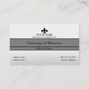 law student business card