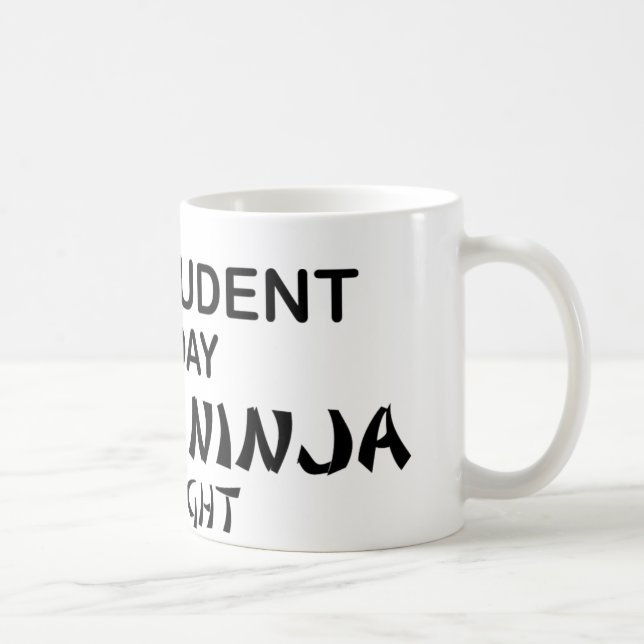 Law Student Deadly Ninja Coffee Mug (Right)