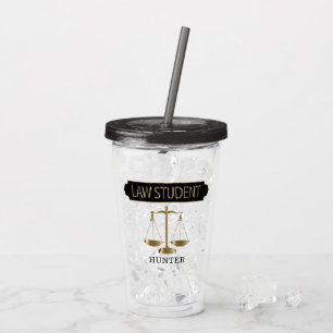 Law Student - Personalize Acrylic Tumbler