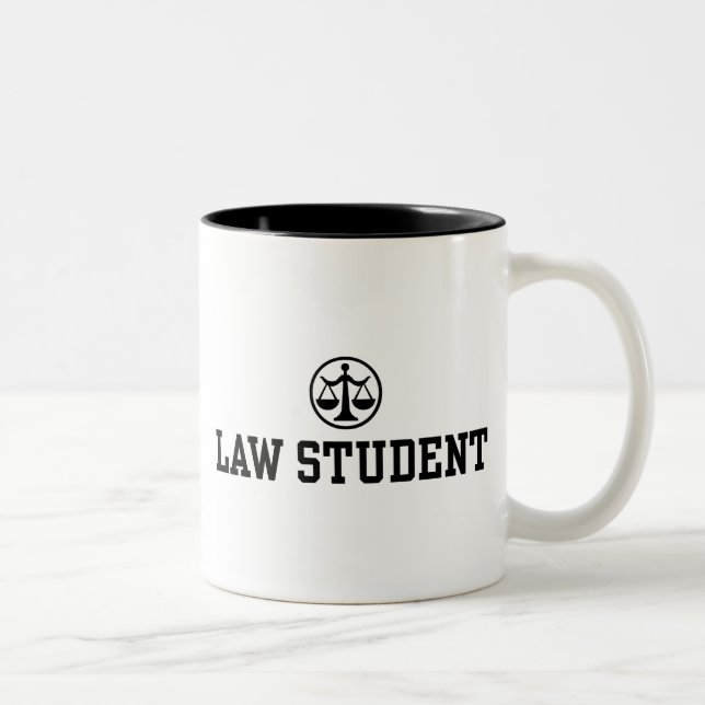 Law Student Two-Tone Coffee Mug (Right)