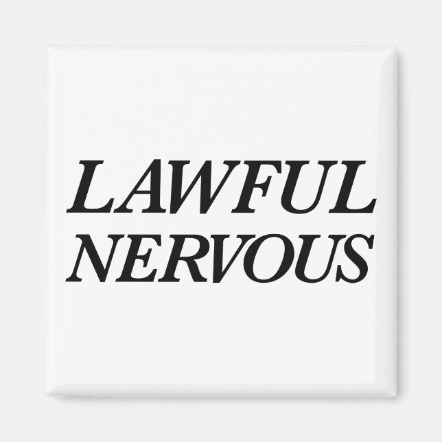Lawful Nervous Quest Quest alignment Magnet (Front)