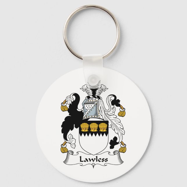 Lawless Family Crest Keychain (Front)