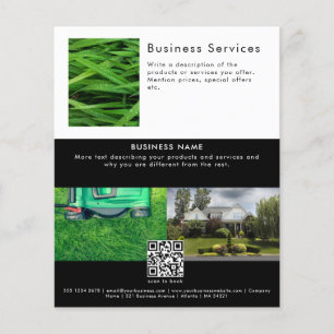 Lawn Advertising Leaflet Lawn Garden Care Grass Flyer