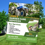 Lawn and Garden Care Services Flyer<br><div class="desc">Introducing our premium Lawn and Garden Care Service Business Flyer – the perfect tool to showcase the excellence of your services! Make a lasting impression with a lawn and Garden Care Service Business flyer that speaks volumes about your commitment to excellence! Photos and text are customizable to promote your brand....</div>
