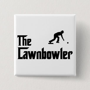 Lawn Bowl 2 Inch Square Button