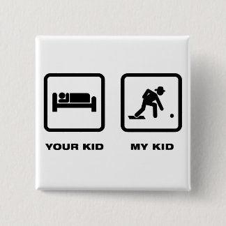 Lawn Bowl 2 Inch Square Button