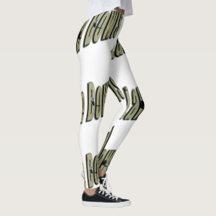 Lawn Bowl Dimensional Logo, Leggings