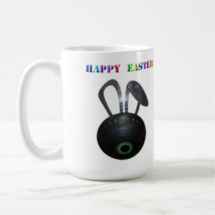 Lawn Bowl Easter Bunny, Coffee Mug