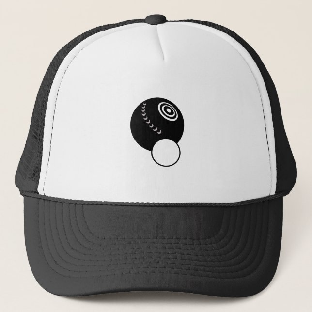 LAWN BOWL TRUCKER HAT (Front)