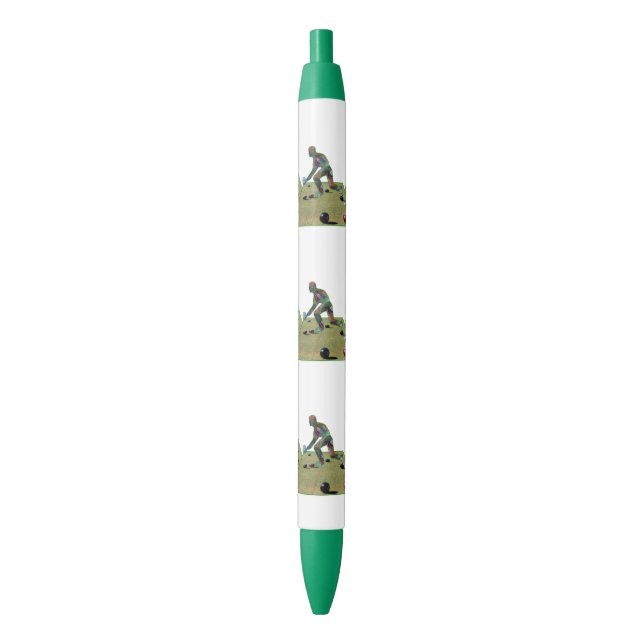 Lawn Bowler Bowling,  Pen (Front Vertical)