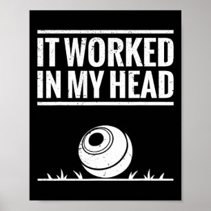 Lawn Bowler Set Lawn Bowling Champion Lawn Bowling Poster