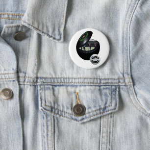 Lawn Bowlers In A Lawn Bowl, 2 Inch Round Button