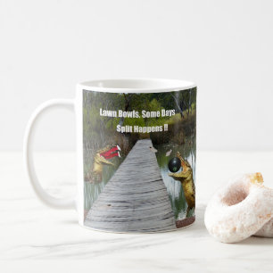 Lawn Bowls Australia Split Happens, Coffee Mug