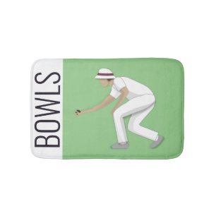 Lawn Bowls Bath Mat