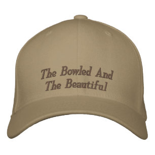 Lawn Bowls Bowled And Beautiful, Embroidered Hat
