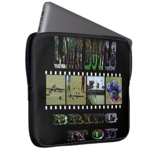 Lawn Bowls Bring It On Photo Strip, Laptop Sleeve