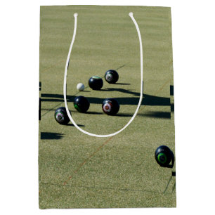 Lawn Bowls Close Call, Medium Gift Bag