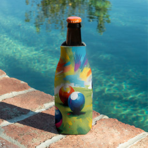 Lawn Bowls Colour Splash,  Bottle Cooler
