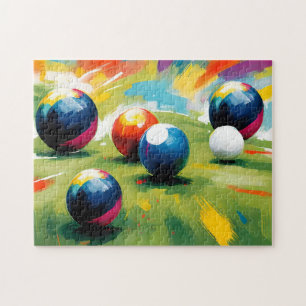 Lawn Bowls Colour Splash,  Jigsaw Puzzle