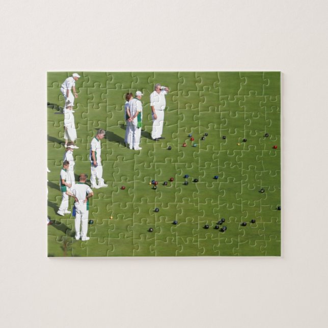 Lawn Bowls England Jigsaw Puzzle (Horizontal)