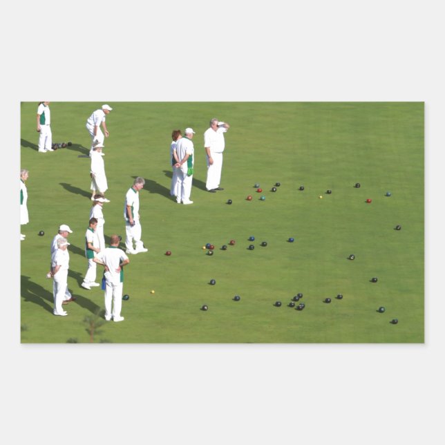 Lawn Bowls England Sticker (Front)