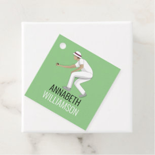 Lawn Bowls Favour Tags
