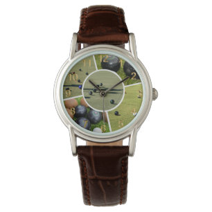 Lawn Bowls Five Picture Photo Collage Ladies Watch