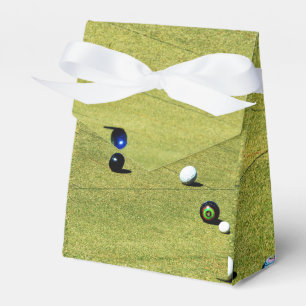 Lawn Bowls Game Action, Favor Box