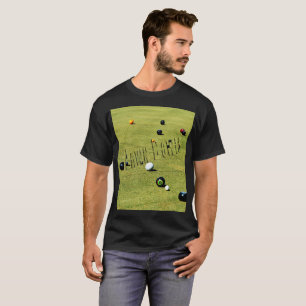 Lawn Bowls Game And Logo, T-Shirt