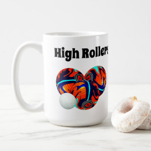 Lawn Bowls High Rollers, Coffee Mug