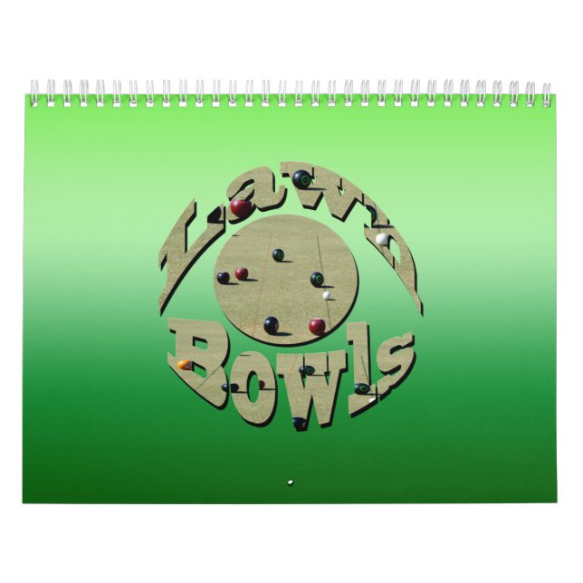 Lawn Bowls Images And Designs, Calendar, Calendar (Cover)