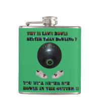 Lawn Bowls Is Better Than Bowling Because, ?