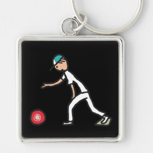 Lawn Bowls Keychain