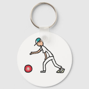 Lawn Bowls Keychain