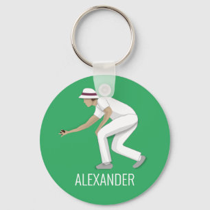 Lawn Bowls Keychain