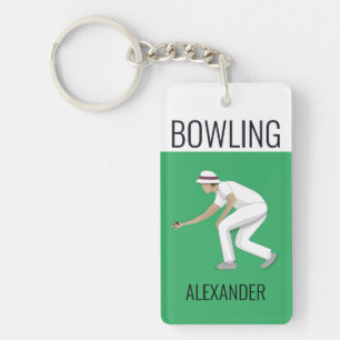 Lawn Bowls Keychain