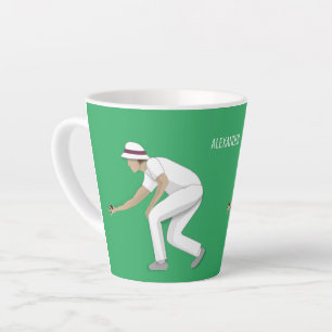 Lawn Bowls Latte Mug