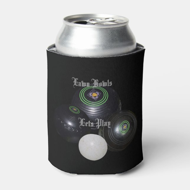 Lawn Bowls Lets Play, Can Cooler (Can Front)