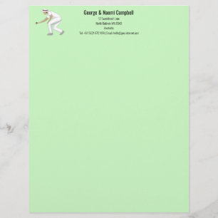Lawn Bowls Letterhead