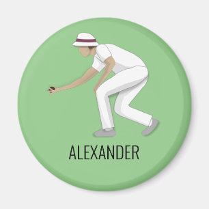 Lawn Bowls Magnet