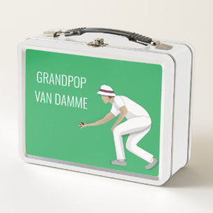 Lawn Bowls Metal Lunch Box
