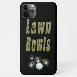 Lawn Bowls Picture Logo And Bowls, iPhone 11 Pro Max Case