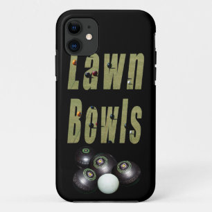 Lawn Bowls Picture Logo And Bowls, iPhone 11 Case