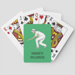 Lawn Bowls Playing Cards