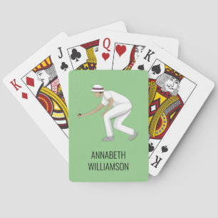 Lawn Bowls Playing Cards