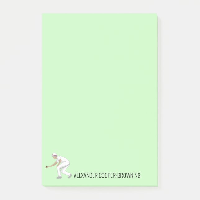 Lawn Bowls Post-it Notes (Front)