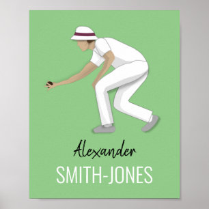 Lawn Bowls Poster