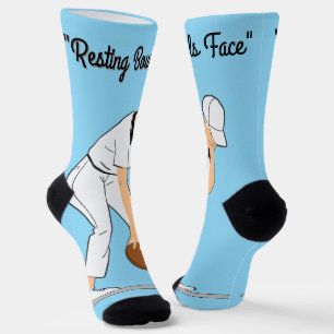 Lawn Bowls: Resting Bowls Face Socks