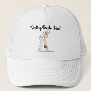 Lawn Bowls: Resting Bowls Face Trucker Hat